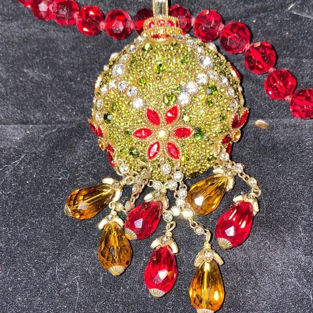 Heidi Daus vibrant red